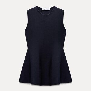 PEPLUM KNIT TOP